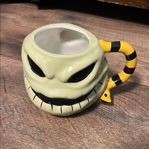 Yellow and Black Striped Character Mug